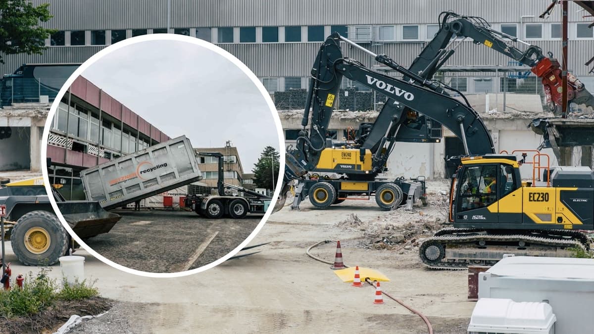 Mesin Konstruksi Listrik Volvo Cetak Rekor Proyek Dekontruksi Ramah Lingkungan