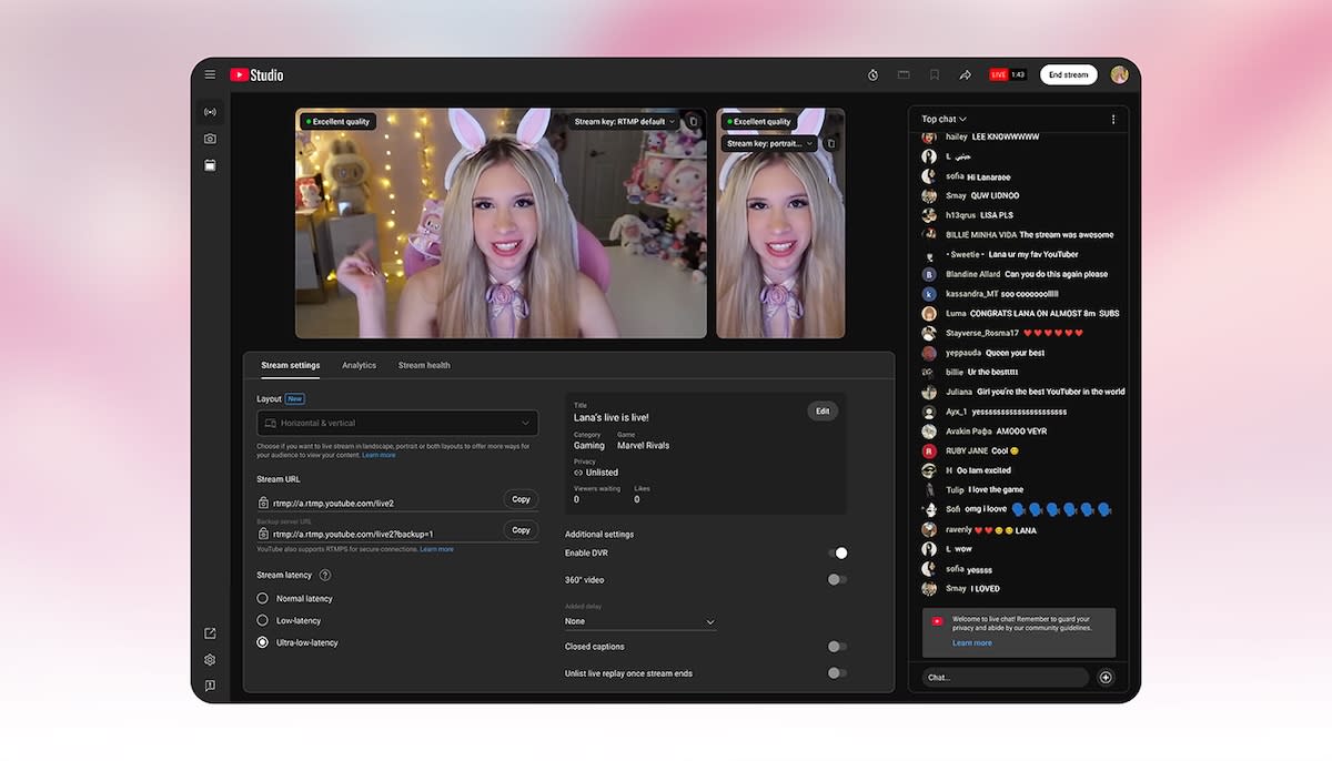 YouTube Luncurkan Fitur Baru Untuk Maksimalkan Pengalaman Livestreaming Kreator