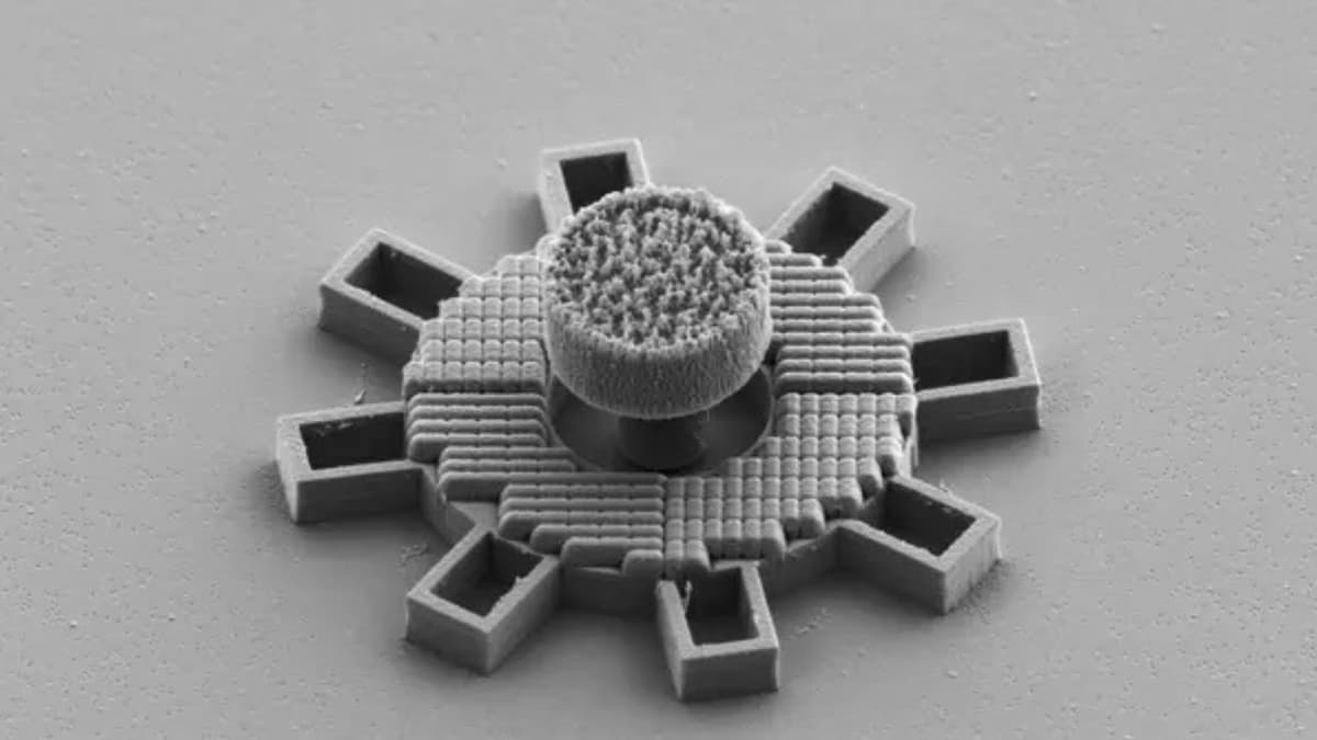 Motor Mikro Terkecil Di Dunia: Roda Gigi Bergerak Dengan Cahaya Laser