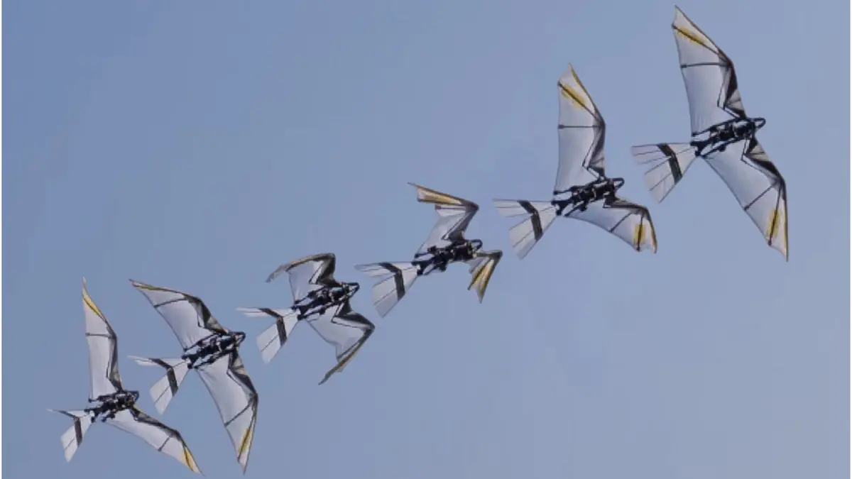 RoboFalcon2.0: Robot Terbang Futuristik yang Meniru Lepas Landas Burung