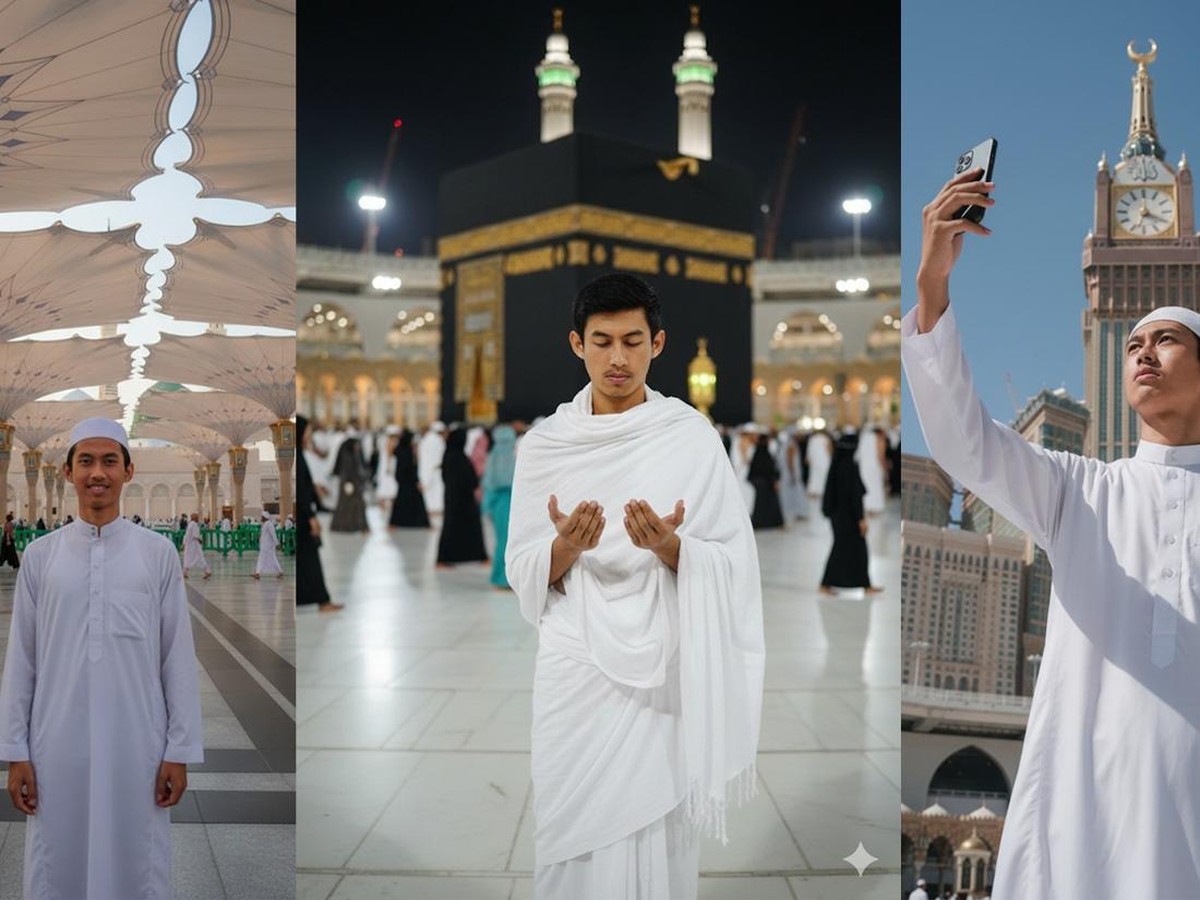 Cara Mudah Membuat Foto Virtual di Depan Ka'bah dengan Gemini AI