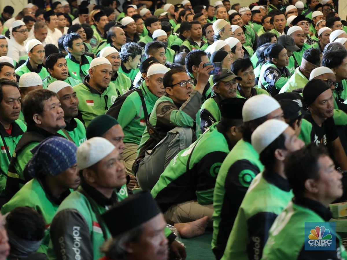 Paket Stimulus Jaminan Sosial Ojol Dapat Dukungan dari Gojek, Grab, dan inDrive