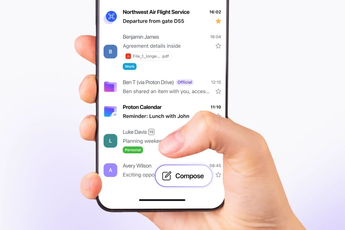 Proton Perbarui Aplikasi Mail: Akses Email Offline dan Fitur Cepat Baru