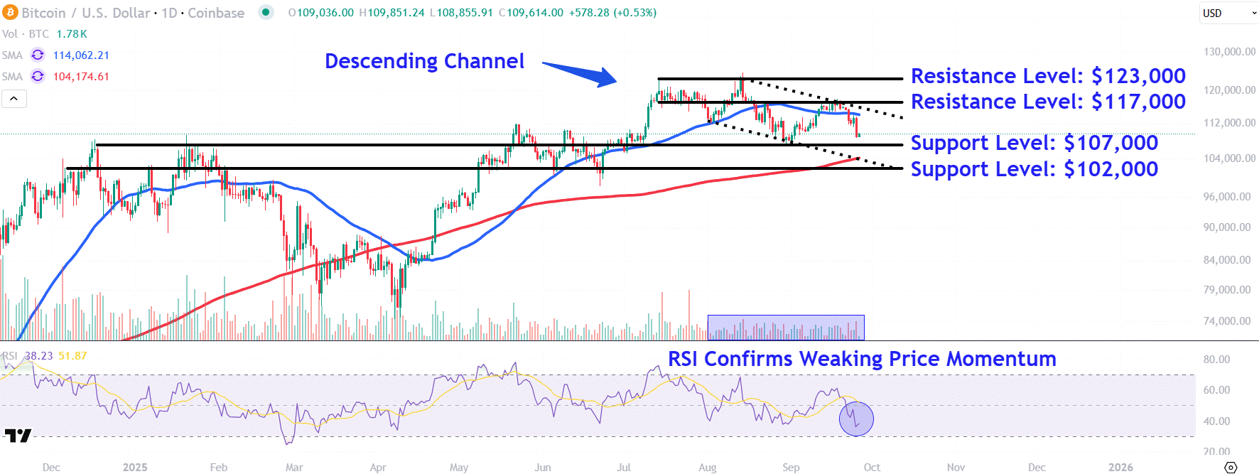 Bitcoin Turun Tajam, Investor Harus Waspadai Level Support dan Resistensi Kunci