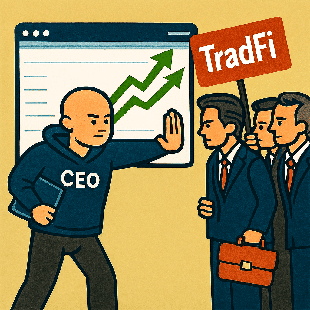 Saham Coinbase Melonjak Usai FED Pangkas Suku Bunga, CEO Tekan Regulasi Jelas Stablecoin