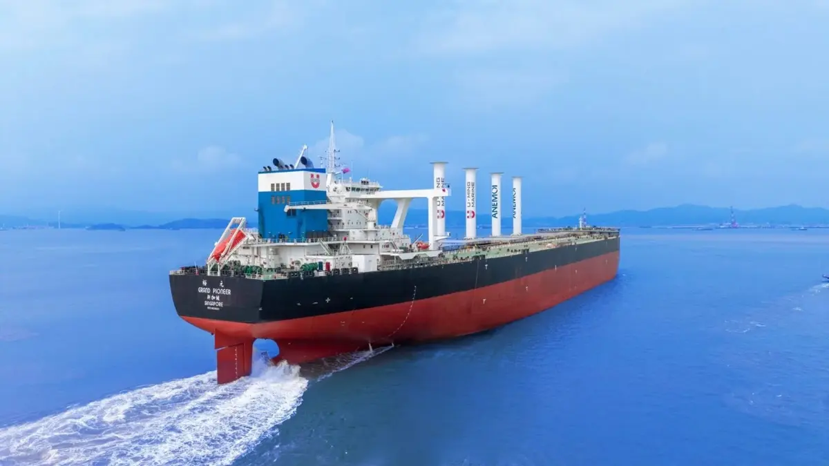 Inovasi Layar Angin Rotor Bantu Kapal Pelayaran Besar Hemat Bahan Bakar