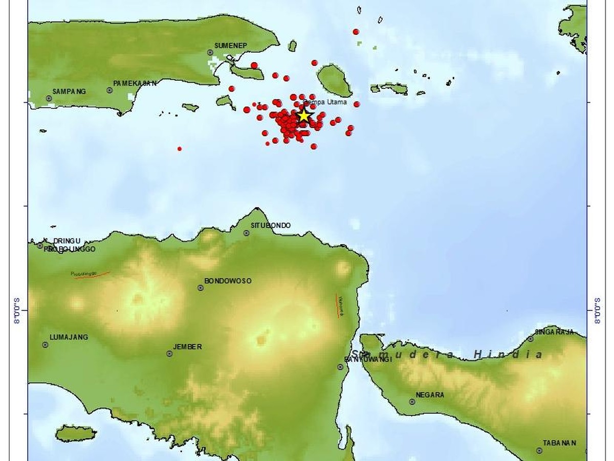 Gempa M 6,5 Guncang Sumenep, Sebabkan Kerusakan dan Luka-Luka