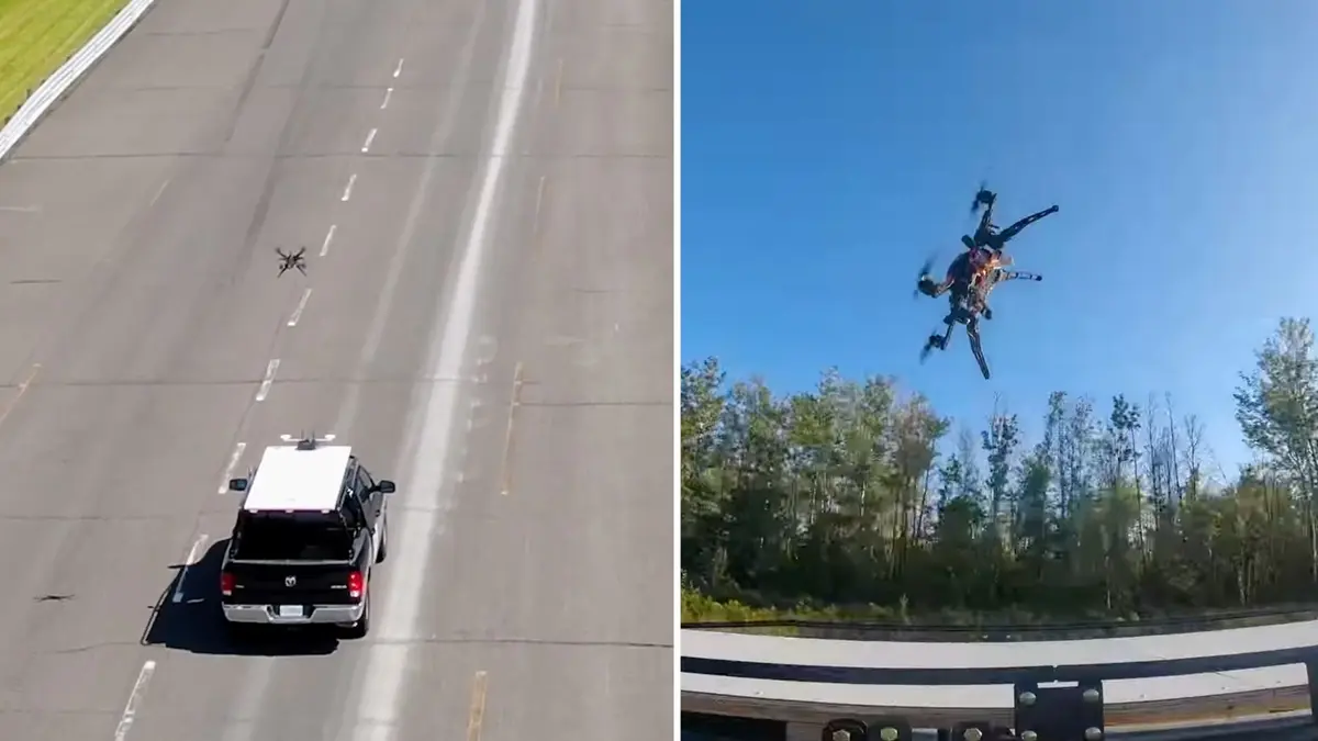 Drone DART Bisa Mendarat di Kendaraan Bergerak Cepat hingga 110 km/jam