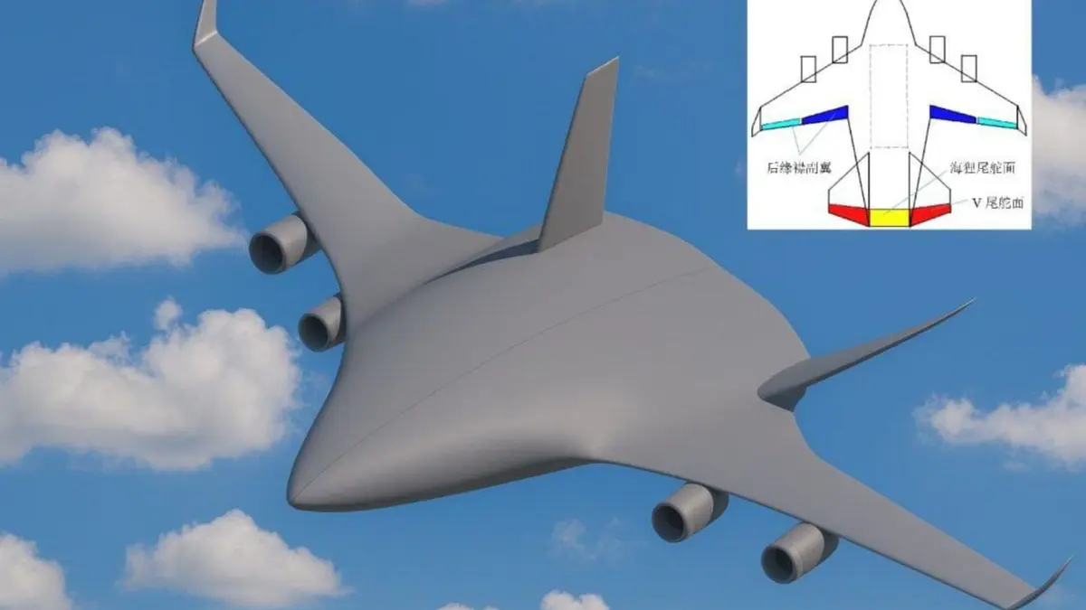 Konsep Pesawat Angkut Berat BWB China Siap Tingkatkan Proyeksi Militer Global