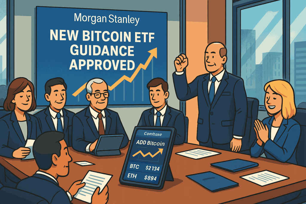 Morgan Stanley Sarankan Alokasi Kecil Bitcoin, Potensi Masukkan Rp 1.32 quadriliun ($80 Miliar)  ke Pasar