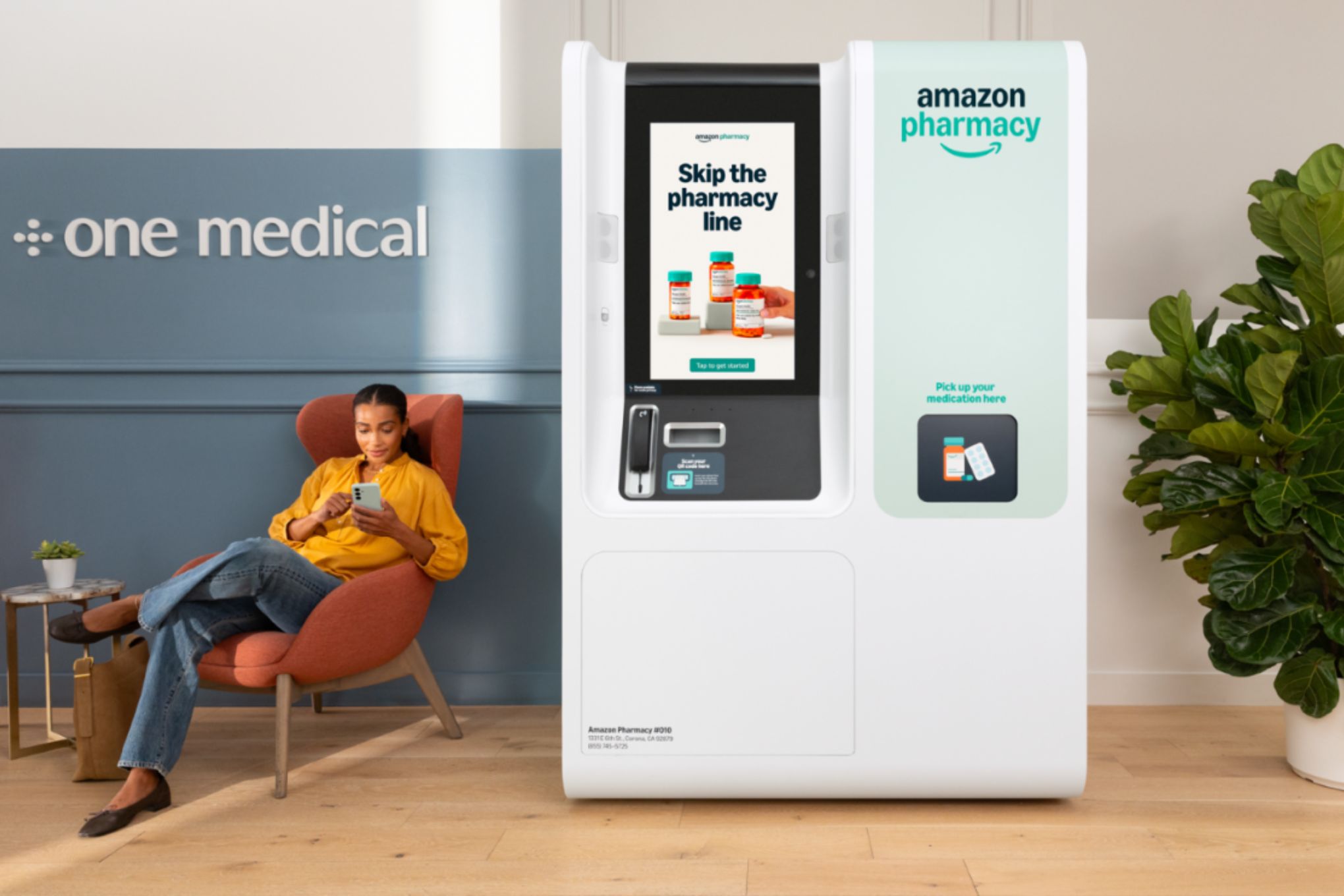 Amazon Hadirkan Vending Machine Obat Resep di Klinik One Medical untuk Ambil Obat Langsung