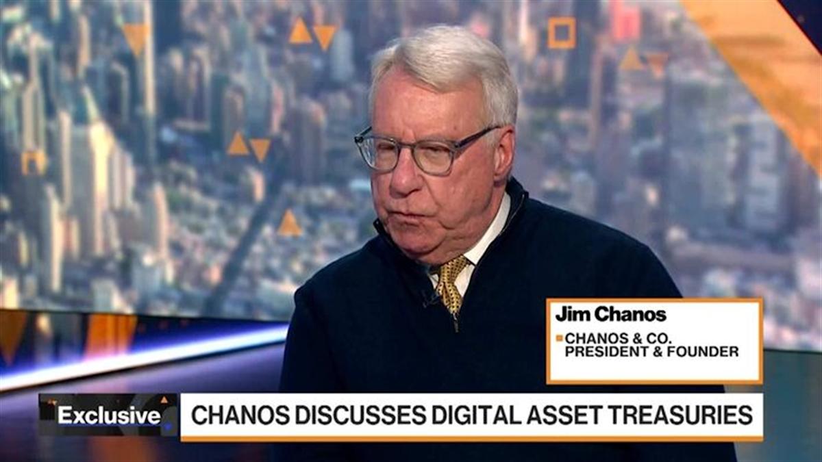 Jim Chanos Ungkap Risiko Besar Bitcoin di Wawancara Bloomberg Markets