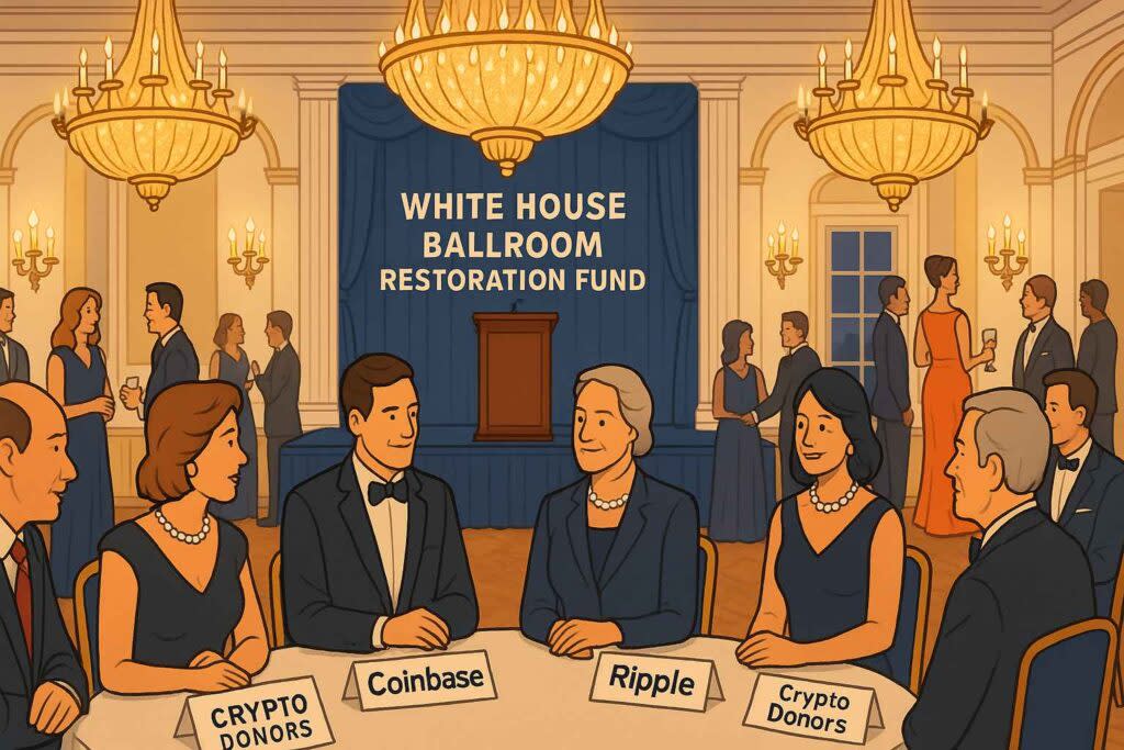 Donasi Besar dari Perusahaan Tech dan Kripto untuk Ballroom Trump di Gedung Putih