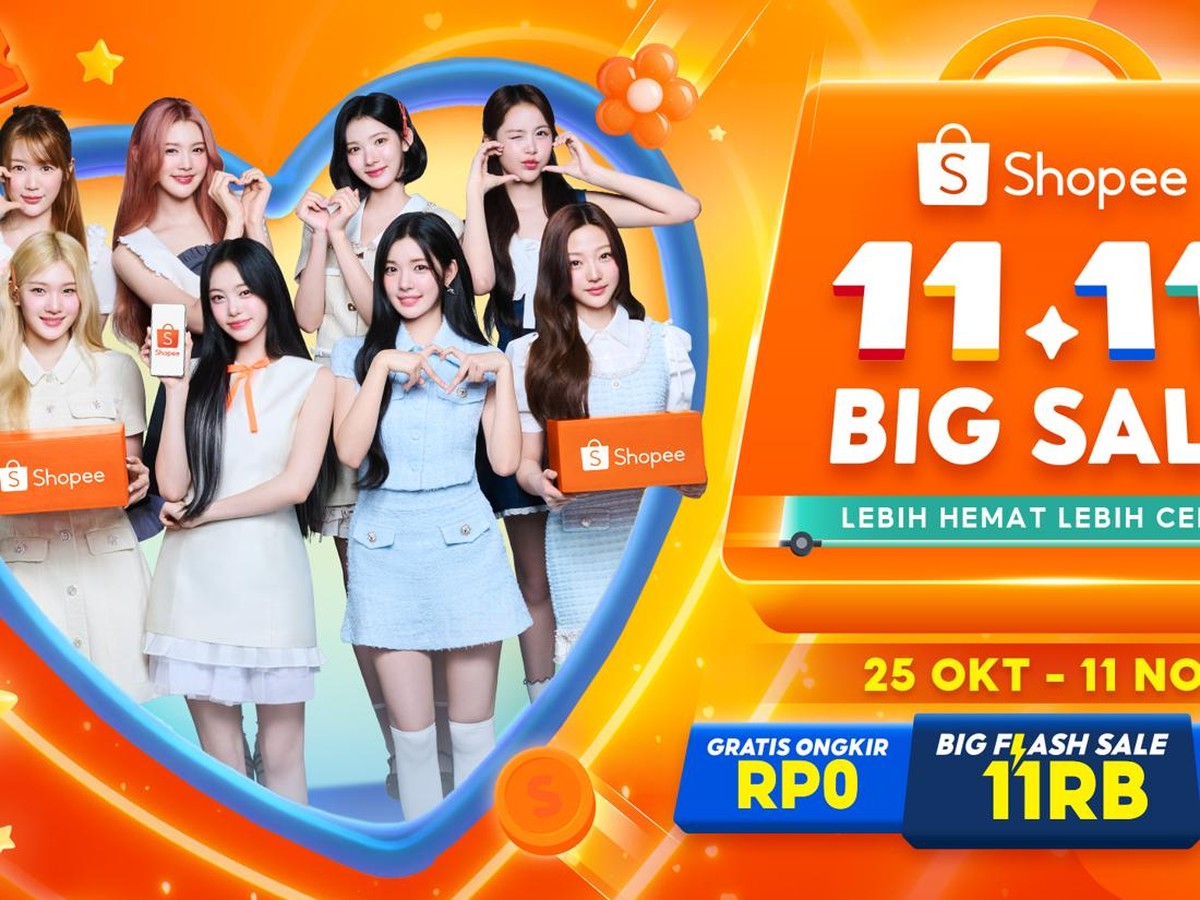 Hearts2Hearts Sukses Eksis dengan Mini Album dan Kampanye Shopee 11.11