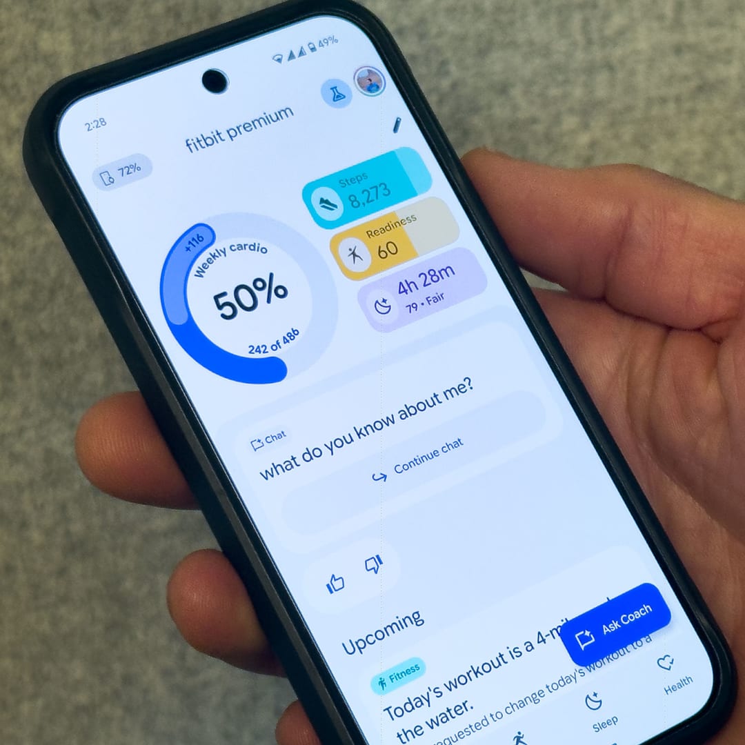 Fitbit Luncurkan Health Coach Berbasis AI Gemini dengan Aplikasi Baru