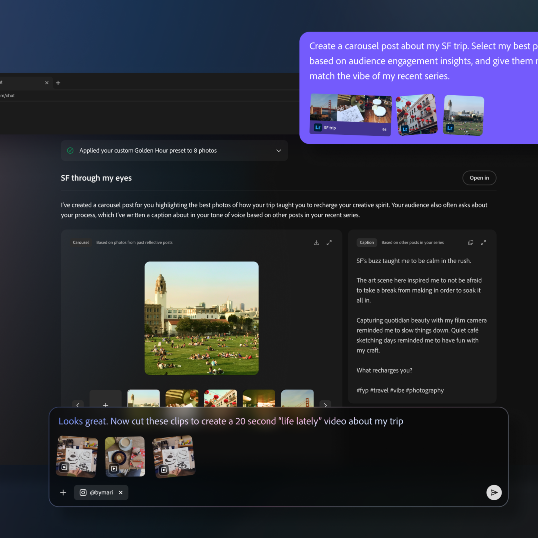 Adobe Perkenalkan Project Moonlight: Asisten AI Pusat untuk Kampanye Media Sosial