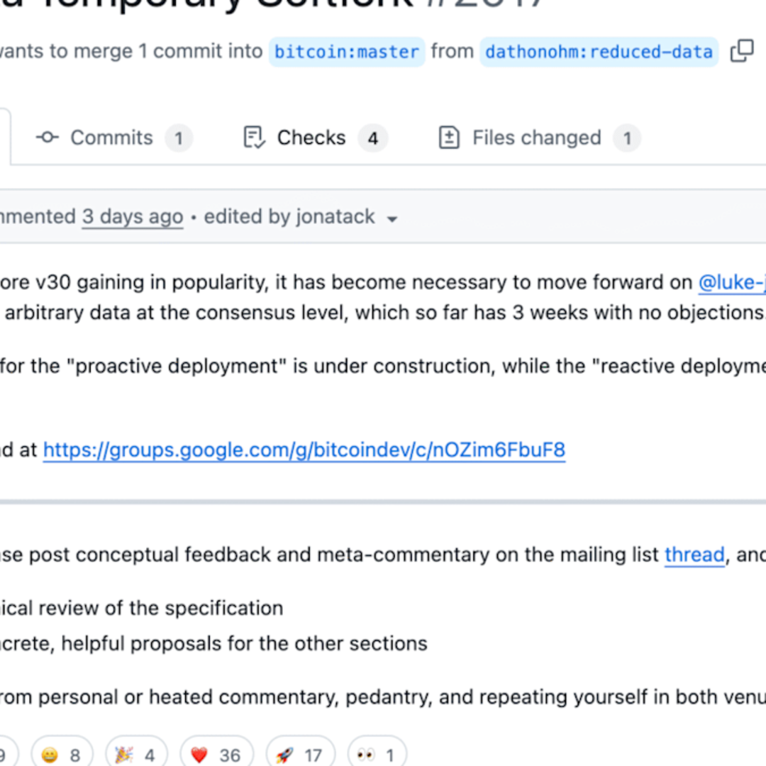 Kontroversi Soft Fork Baru Batasi Data Bitcoin Bisa Picu Perpecahan Jaringan