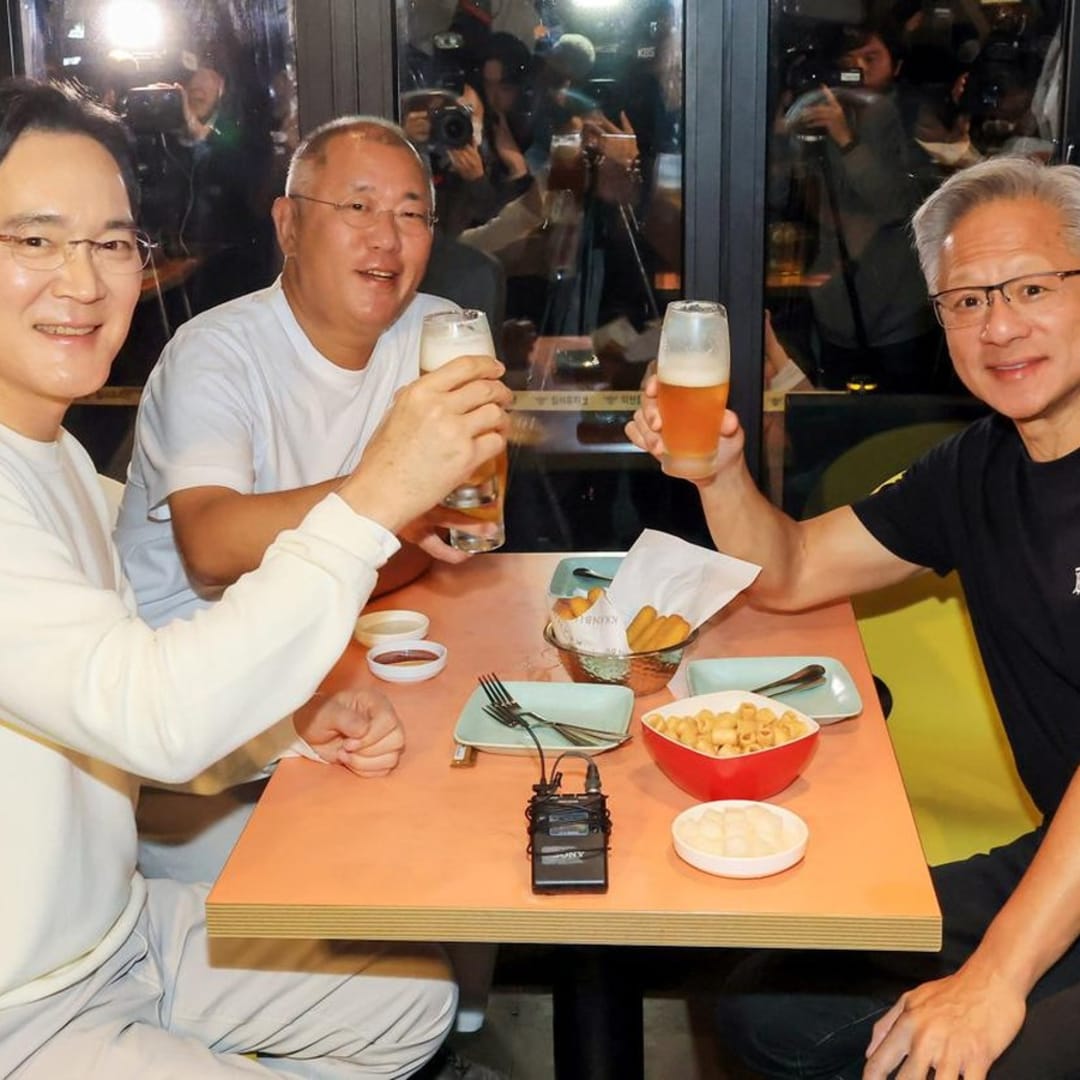 CEO Nvidia, Bos Samsung, dan Hyundai Berkumpul di Restoran Ayam Goreng Terkenal