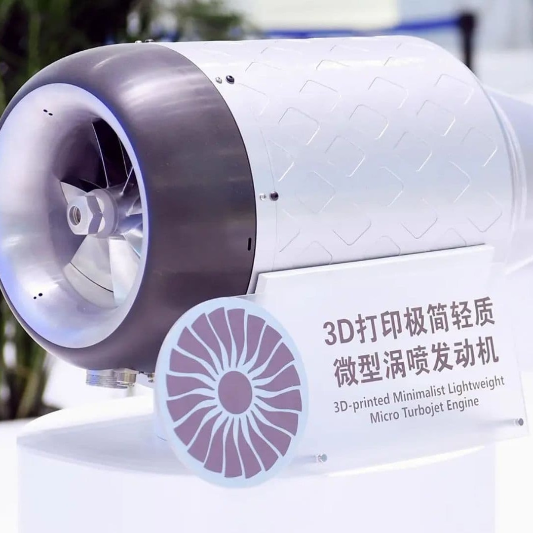 China Sukses Uji Terbang Mesin Turbojet Miniatur dengan Teknologi 3D Printing