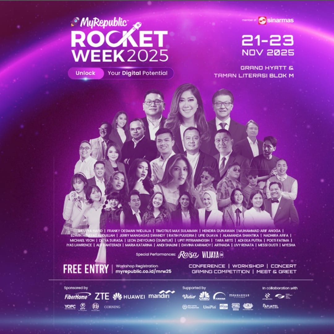 MyRepublic Rocket Week 2025 Dorong Percepatan Transformasi Digital Indonesia