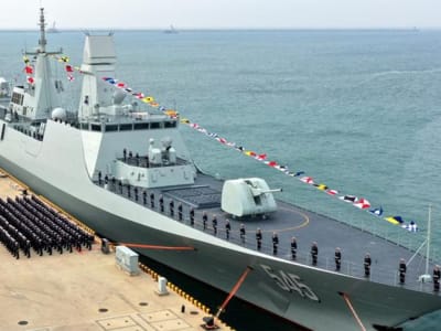 China Luncurkan Fregat Type 054B Baru, Tingkatkan Kekuatan Laut Secara Signifikan
