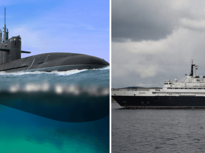 Kapal Selam Inggris Usir Kapal Pengintai Rusia dari Perairan Inggris