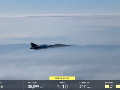 XB-1 Baby Boom Mencetak Rekor Penerbangan Supersonik Pertama Setelah Concorde