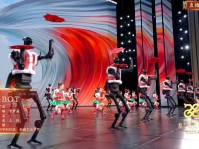 Robot Humanoid AI Tampilkan Tarian Tradisional di Gala Tahun Baru Imlek