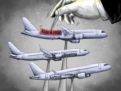 China Siap Tantang Boeing dan Airbus dengan Pesawat Widebody Buatan Sendiri