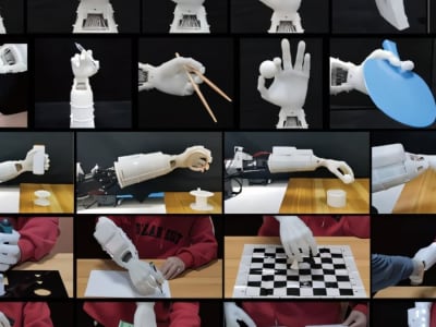 Tangan Prostetik Ringan dan Tangkas dengan 19 Derajat Kebebasan dari China