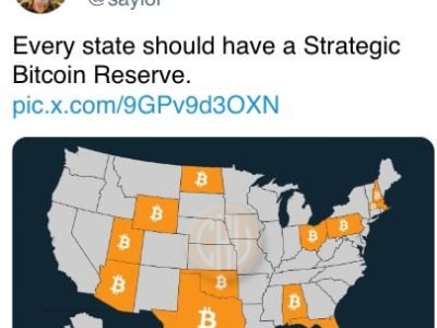 AS Siapkan Cadangan Bitcoin Nasional, Mulai Perlombaan Global Crypto