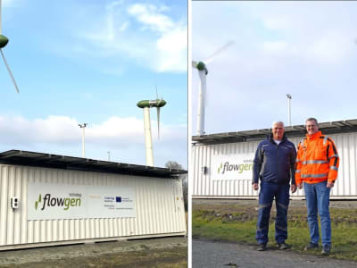 Pelabuhan Emden Terapkan Turbin Angin Kontainer untuk Energi Hijau Praktis