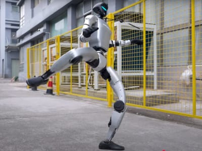 Robot Humanoid Unitree G1 Tunjukkan Gerakan Kung-Fu dengan Keseimbangan Tinggi