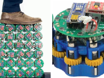 Robot Kolektif Berbentuk Bahan Pintar yang Dapat Berubah Bentuk dan Menyembuhkan Diri