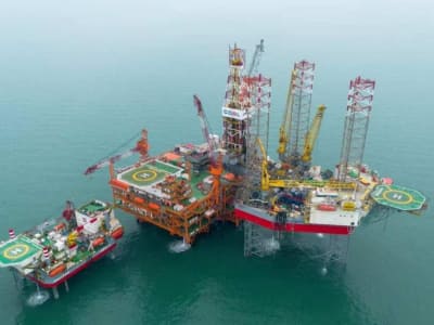 Penemuan Besar Minyak dan Gas di Bukit Tertimbun Teluk Beibu oleh CNOOC