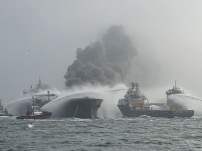 Kapal Kargo Tabrak Kapal Tanker di Laut Utara, Risiko Tenggelam dan Polusi Meninggi