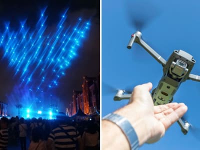 Abu Dhabi Siapkan Pertunjukan Drone Terbesar dengan 10.000 Drone Canggih