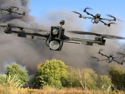 Teknologi Ark Robotics Memungkinkan Kontrol Jarak Jauh Kawanan Robot Militer dengan Satu Pengontrol