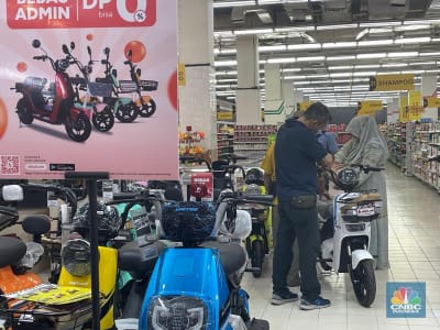 Diskon Besar Sepeda Listrik dan Sepeda Lain di Transmart 16 Maret 2025
