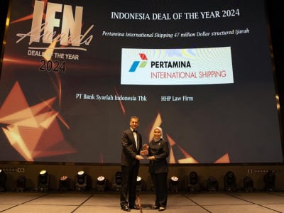 PIS Raih Penghargaan Internasional untuk Pembiayaan Syariah Inovatif Kapal Tanker