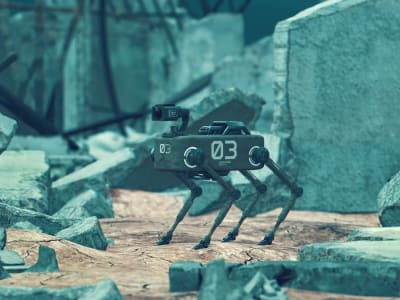 Latihan Militer Robot Anjing Siap Hadapi Terowongan Rahasia Korea Utara