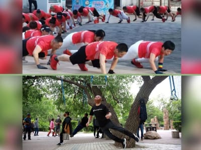 Latihan Merangkak Seperti Buaya, Tren Unik Lansia di China untuk Hidup Sehat