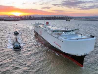 China Bangun Kapal Raksasa untuk Dorong Ekspor Mobil dan Kontrol Logistik Global