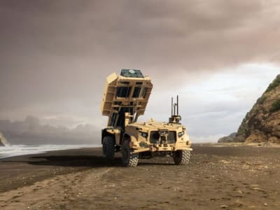 Oshkosh Perkenalkan Kendaraan Tempur Otonom Pemegang Roket HIMARS
