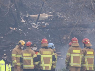 Helikopter Pemadam Kebakaran Jatuh di Uiseong, 24 Orang Tewas Akibat Kebakaran Hebat