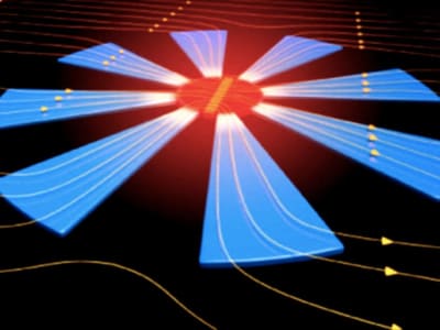 Mikrostruktur Bunga dari Nikel-Besi Perkuat Medan Magnet Secara Lokal