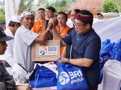 BRI Peduli Salurkan Sembako dan Renovasi Pura Sambut Hari Raya Nyepi 2025