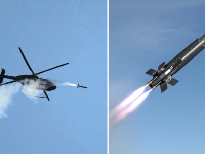 Raytheon Sukses Luncurkan Drone Intersep Coyote LE SR dari Helikopter