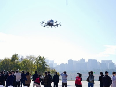 Tiongkok Kini Izinkan Drone Penumpang Otonom untuk Taksi Terbang Komersial
