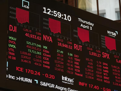 Pasar Saham AS Kacau karena Tweet Palsu soal Penundaan Tarif Trump